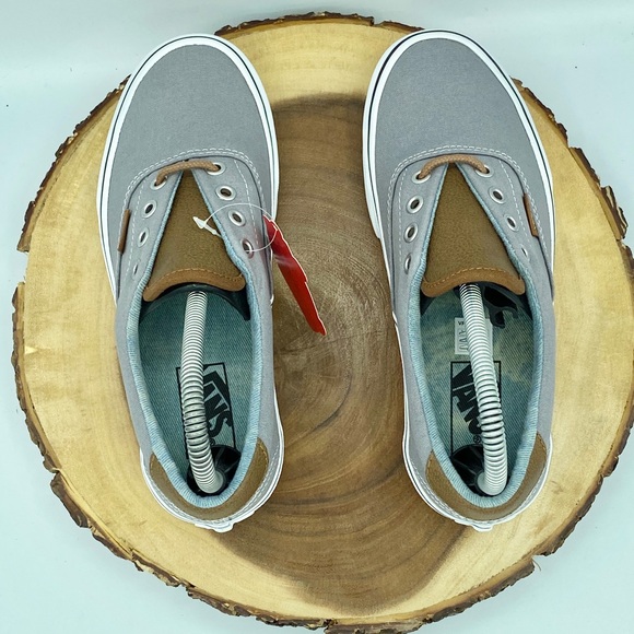 VANS ERA 59 Canvas & Leather Frost Gray/Acid Denim - Picture 10 of 15